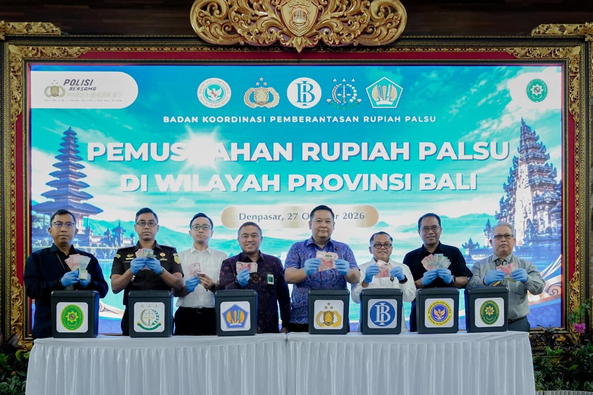 Sinergi Bank Indonesia dan Polda Bali Perkuat Pengendalian Rupiah Palsu, Jaga Kepercayaan Masyarakat
